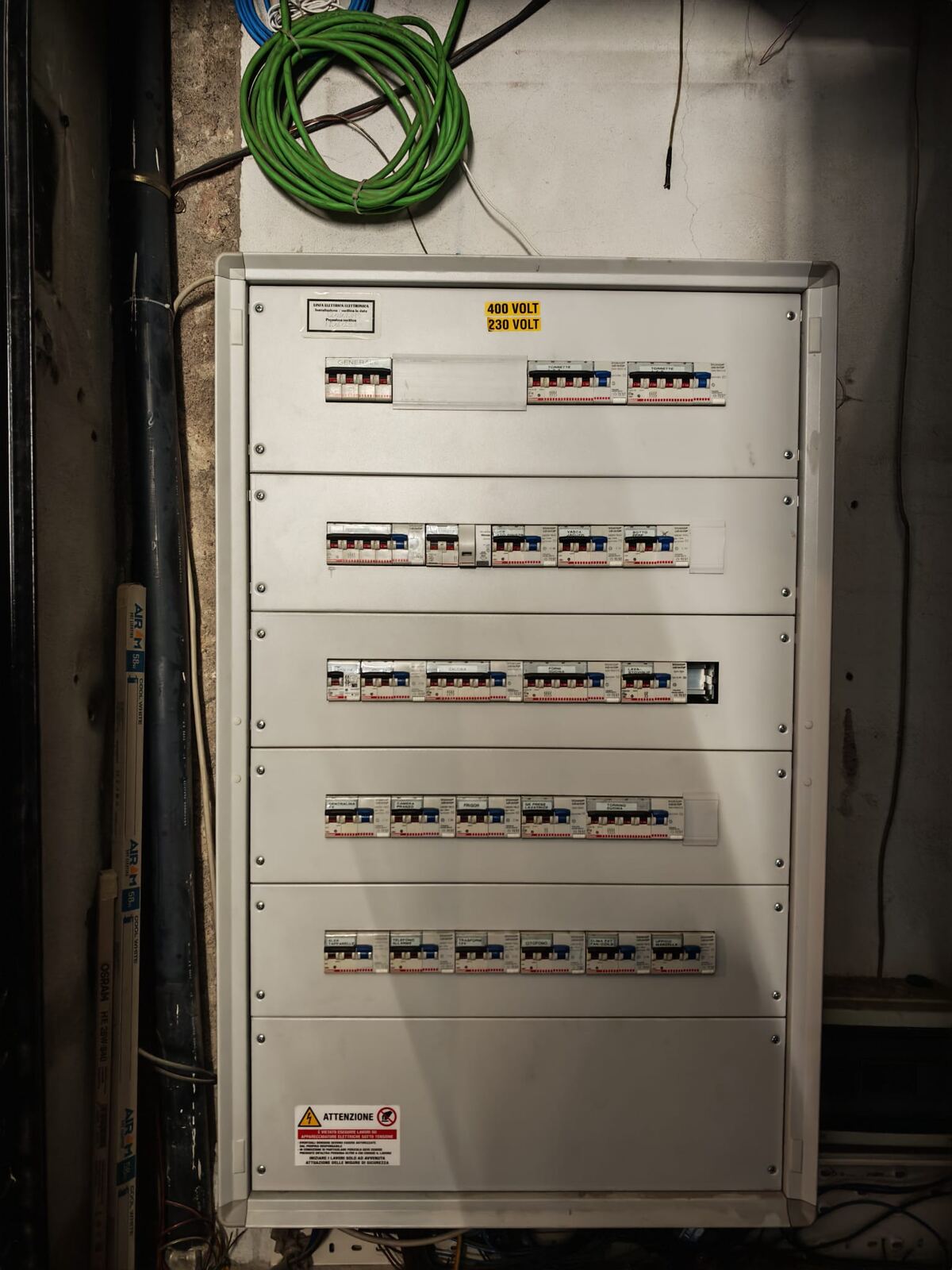 Quadro elettrico industriale 400V